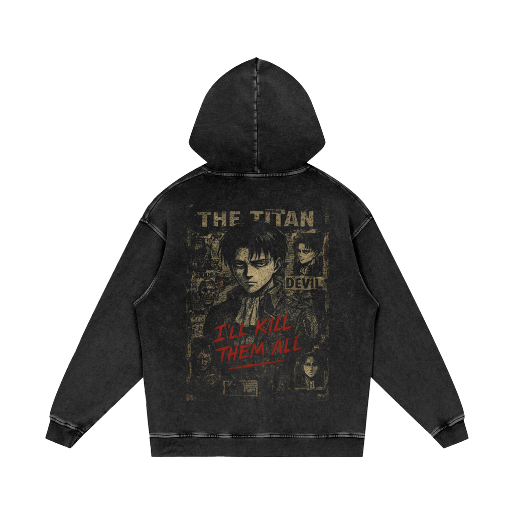 Dark Titan-Inspired Elite Anime Streetwear Hoodie