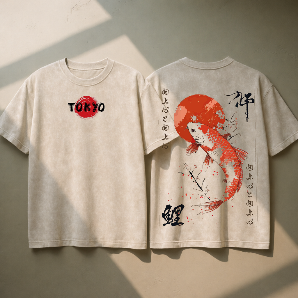 Koi Fish Graphic T-Shirt