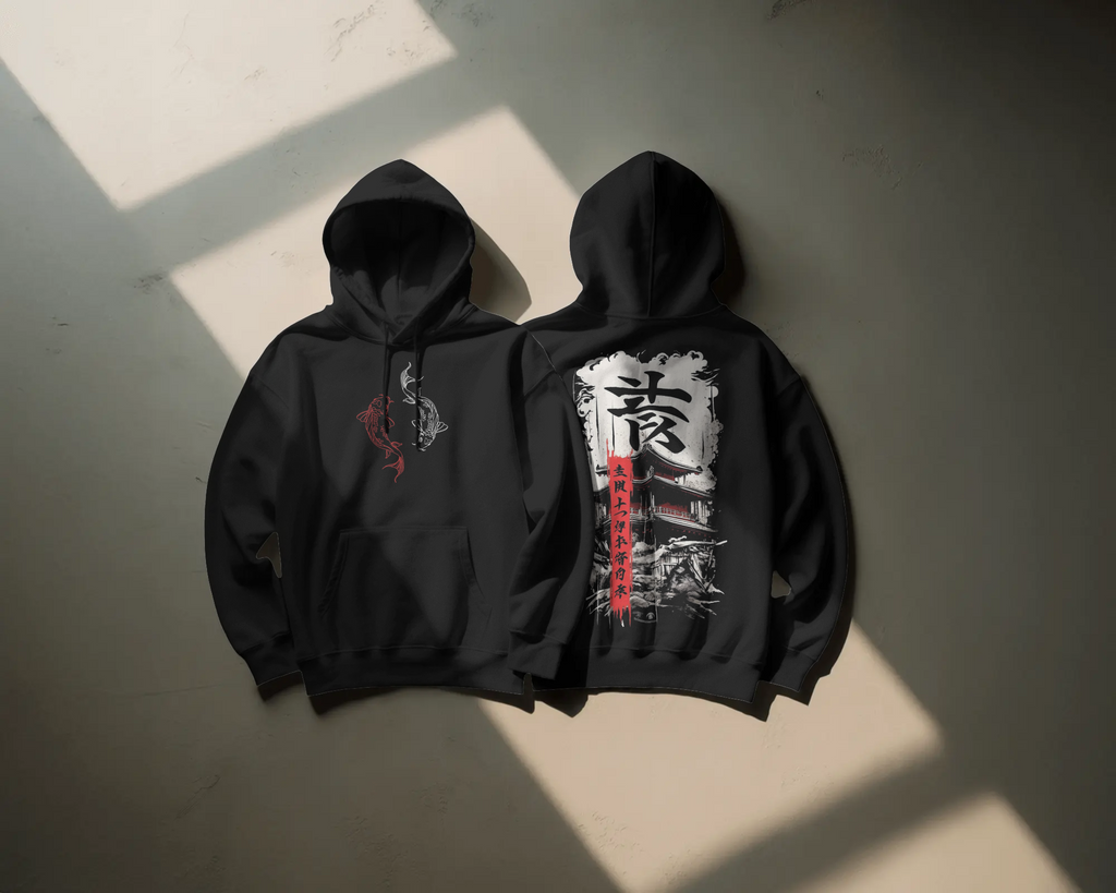 Temple Shadow Hoodie Oversized Fit