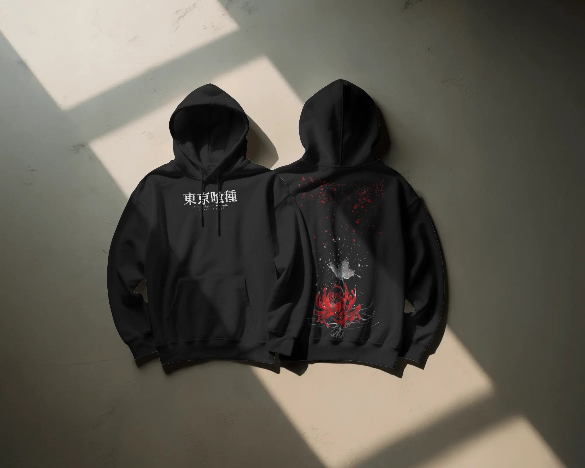 Dark Ghoul-Inspired Anime Oversized Streetwear Hoodie