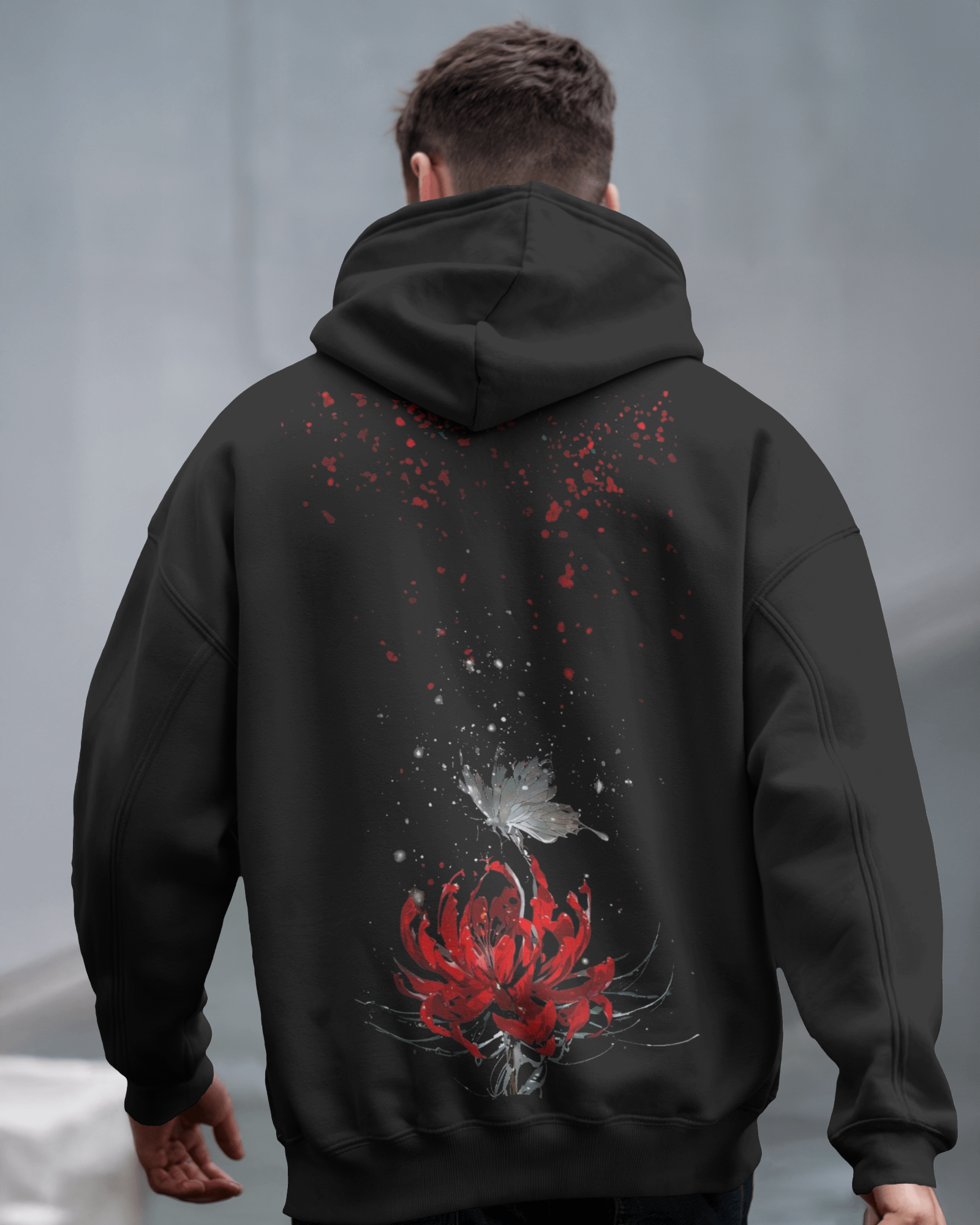 Dark Ghoul-Inspired Anime Oversized Streetwear Hoodie